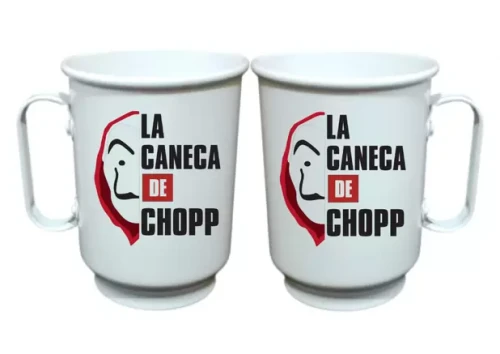 01UND - CANECA BRANCA DE ALUMÍNIO 600ML