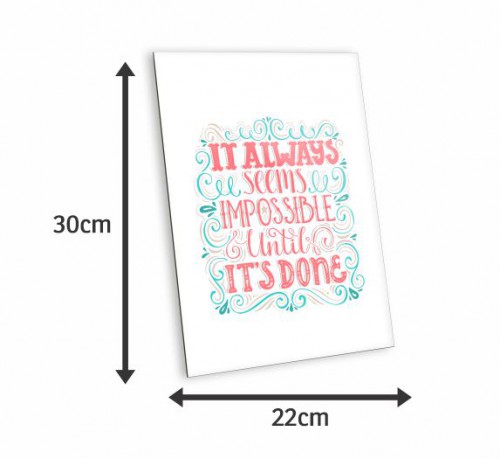 01UND - QUADROS DECORATIVOS MADEIRA MDF 3MM 22X30CM - 4X0