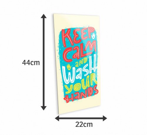 01UND - QUADROS DECORATIVOS MADEIRA MDF 3MM 22X44CM - 4X0