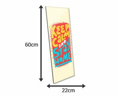 01UND - QUADROS DECORATIVOS MDF 3MM 22X60CM - 4X0