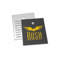 2000UND - TAG´S COUCHÊ 250g VERNIZ UV TOTAL FRENTE 4X5CM - IMPRESSÃO FRENTE E O VERSO P/B - TAGS ESPECIAIS