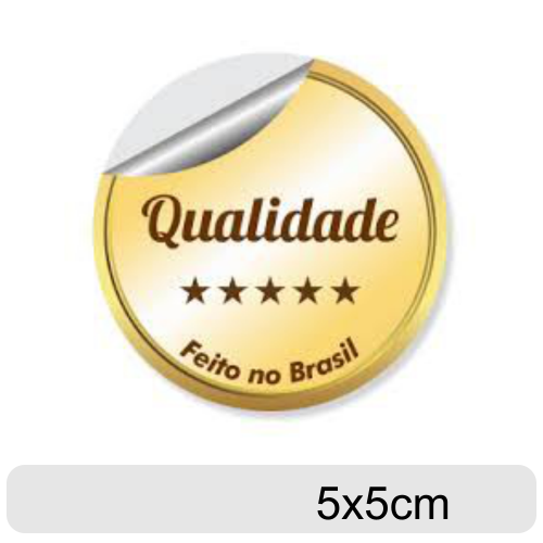 1000UND - ADESIVO VINIL BRILHO 5X5CM