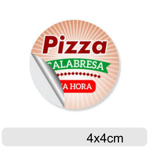 1000UND - ADESIVO VINIL FOSCO 4X4CM