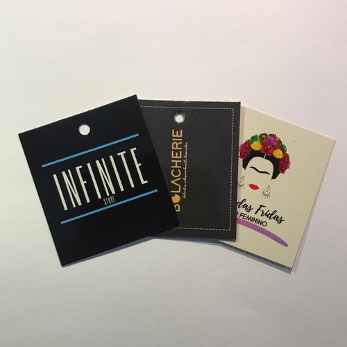 20UND - TAG´S OFFSET 180G SEM VERNIZ 4X5CM - IMPRESSÃO FRENTE - TAGS ESPECIAIS