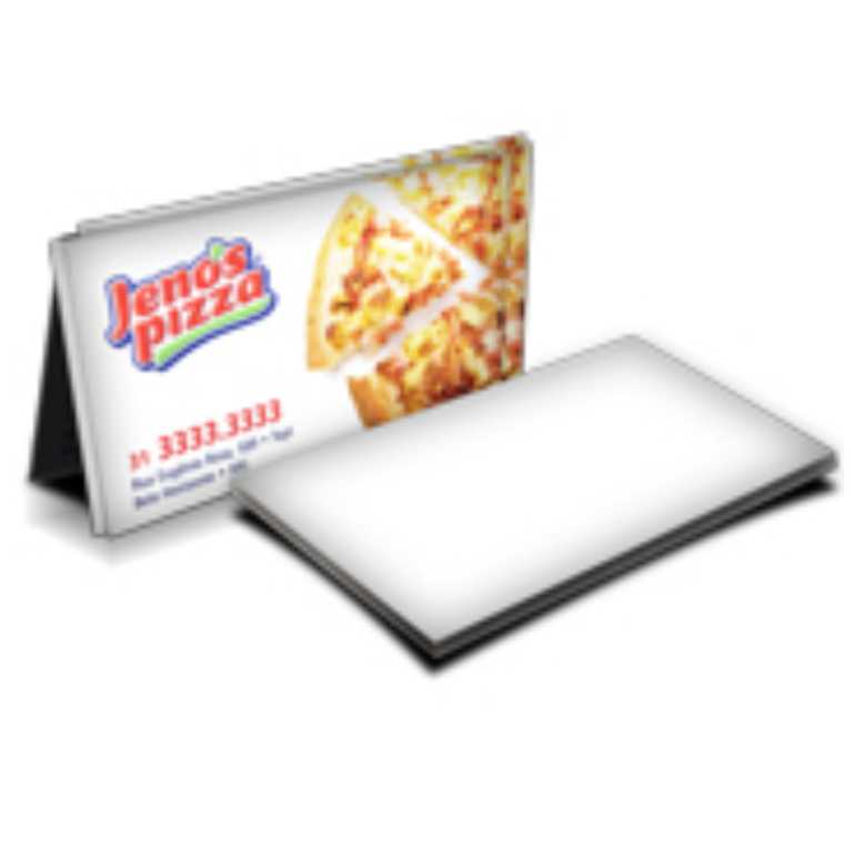 50UND - CARTÕES DE VISITA FOTOGRAFICO 180G LAMINAÇÃO FRENTE FOSCO - IMPRESSÃO FRENTE