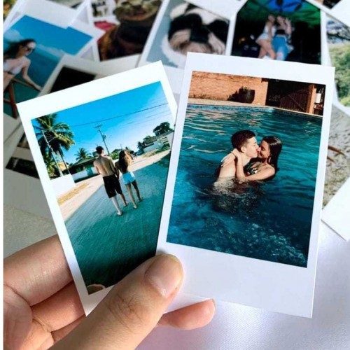 10UND - FOTO POLAROID 5X8CM FOTOGRAFICO 180G COM LAMINAÇÃO
