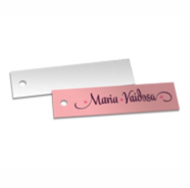 1000UND - TAG´S COUCHÊ 250g VERNIZ UV TOTAL FRENTE 9X2CM - IMPRESSÃO FRENTE - TAGS ESPECIAIS