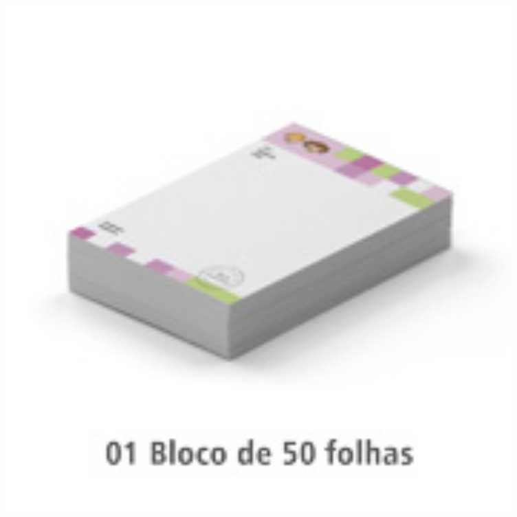 BLOCO RECEITUÁRIOS 50F SULFIT 75G - 15x10CM
