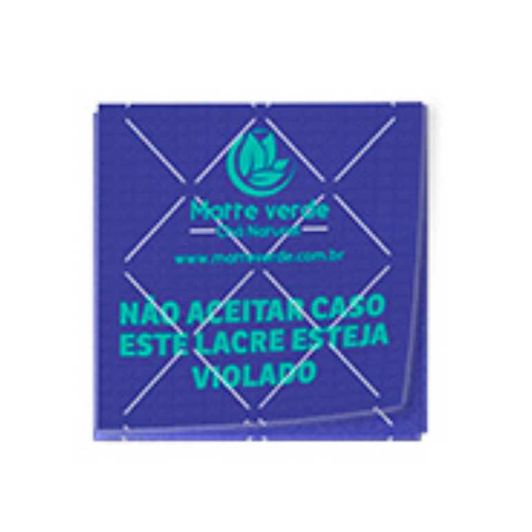 1000UND - ADESIVO LACRE DE SEGURANÇA DELIVERY PAPEL 120G - 4X4CM