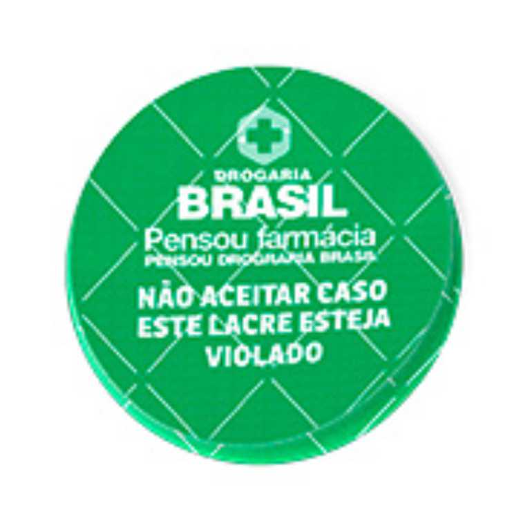 50UND - ADESIVO LACRE DE SEGURANÇA DELIVERY PAPEL 120G - REDONDO - 4X4CM