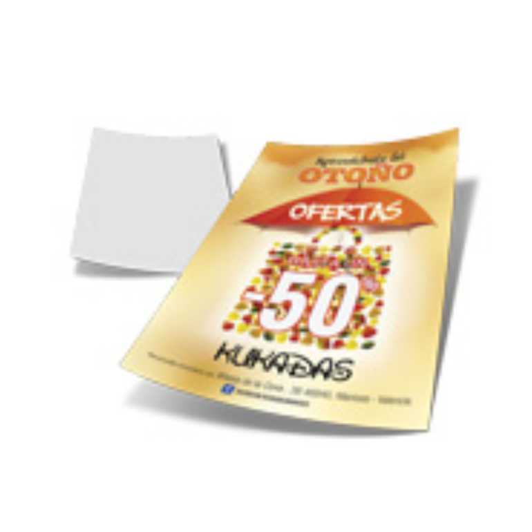 1000UND - PANFLETOS E FOLDERS COUCHÊ BRILHO 115g - IMPRESSÃO FENTE - 15X21CM 