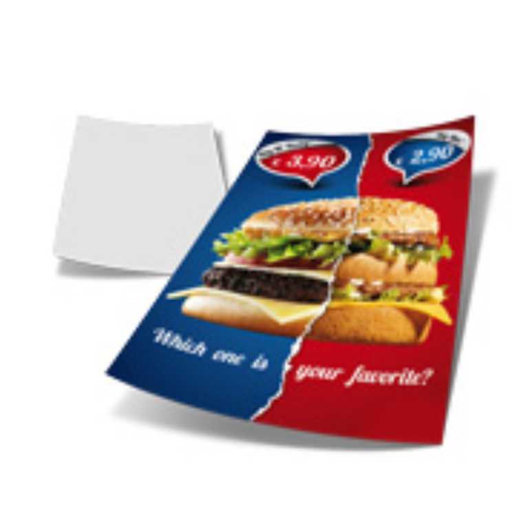 100UND - PANFLETOS E FOLDERS COUCHÊ BRILHO DIGITAL 115g - IMPRESSÃO FRENTE -  30X21CM 