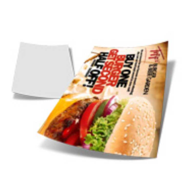 2500UND - PANFLETOS E FOLDERS COUCHÊ BRILHO 115g - IMPRESSÃO FRENTE - 30X21CM 