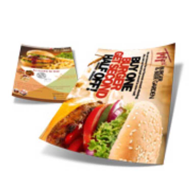 2500UND - PANFLETOS E FOLDERS COUCHÊ BRILHO 115g - IMPRESSÃO FRENTE E VERSO COLORIDO -  30X21CM 