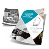 5000UND - PANFLETOS E FOLDERS COUCHÊ BRILHO 115g -  IMPRESSÃO FRENTE E VERSO P/B - 30X21CM 