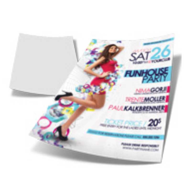 10000UND - PANFLETOS E FOLDERS COUCHÊ BRILHO 115g - IMPRESSÃO FRENTE - 30X21CM 