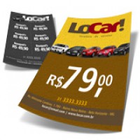 1000UND - PANFLETOS E FOLDERS COUCHÊ BRILHO 90g - IMPRESSÃO FRENTE E VERSO P/B - 30X42CM 