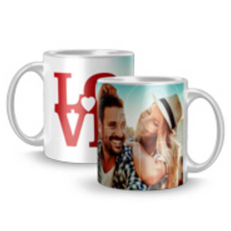  CANECAS DE CERÂMICA SIMPLES 325ML BRANCA - 4X0