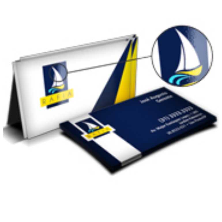 500UND - CARTÕES DE VISITA COUCHÊ LAM. FOSCO E VERNIZ LOCALIZADO FRENTE 300g - IMPRESSÃO FRENTE E VERSO