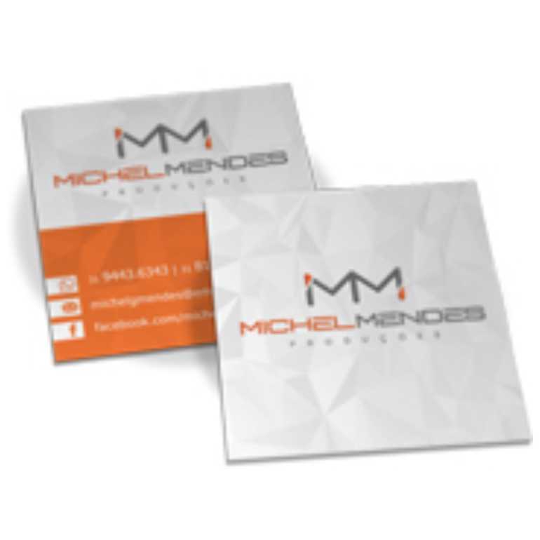 1000UND - CARTÕES DUPLO COUCHÊ LAMINAÇÃO FOSCA 300g LAM FOSCA