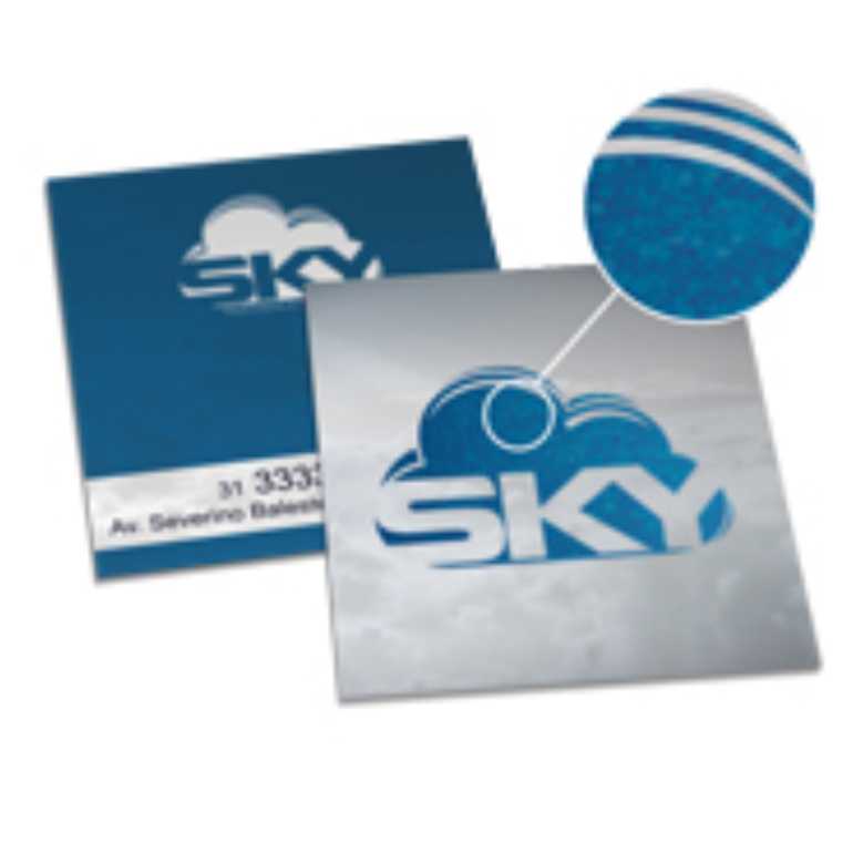 1000UND - CARTÕES DUPLO COUCHÊ FOSCO E HOTSTAMPING 300g